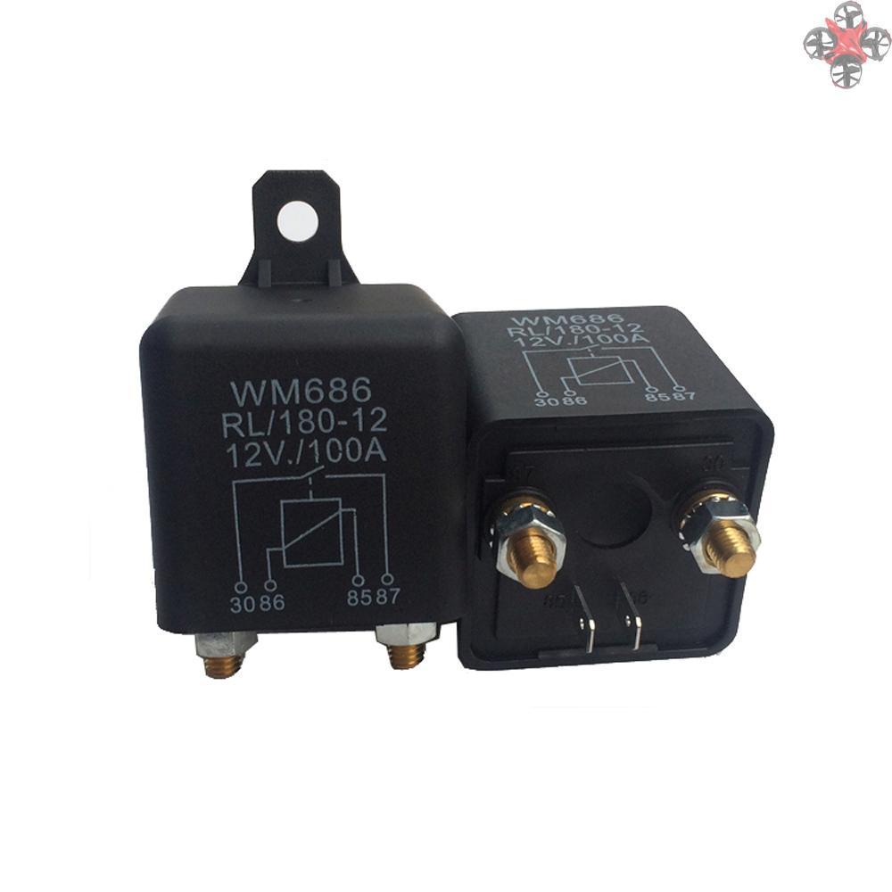 1 Công Tắc Khởi Động Xe Hơi 12vdc 100a Amp 2.4w 4 Chấu