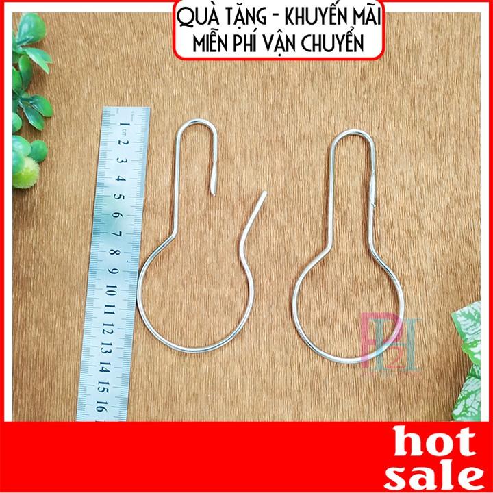Combo 10 móc treo hàng hóa kim loại loại to tiện dụng