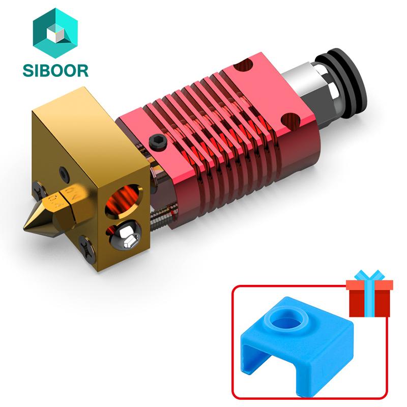 Bộ dụng cụ máy đùn MK8 đã lắp ráp Hotend cho Ender 3 5 6 CR-8/10 Máy in Vòi phun Aluminum Block Block Bộ máy in 3D Phụ kiện