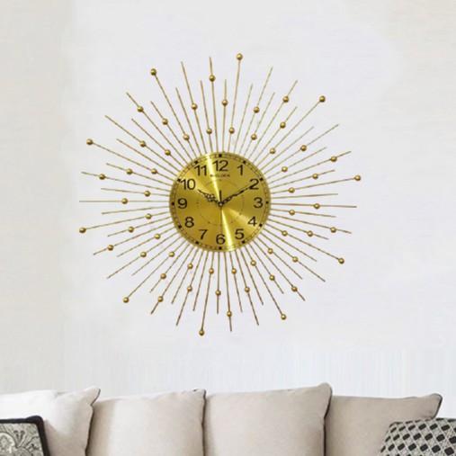 Đồng hồ treo tường GCLOCK loại to KT 70X70 cao cấp làm từ kim loại sơn tĩnh điện chạy máy kim trôi chuẩn