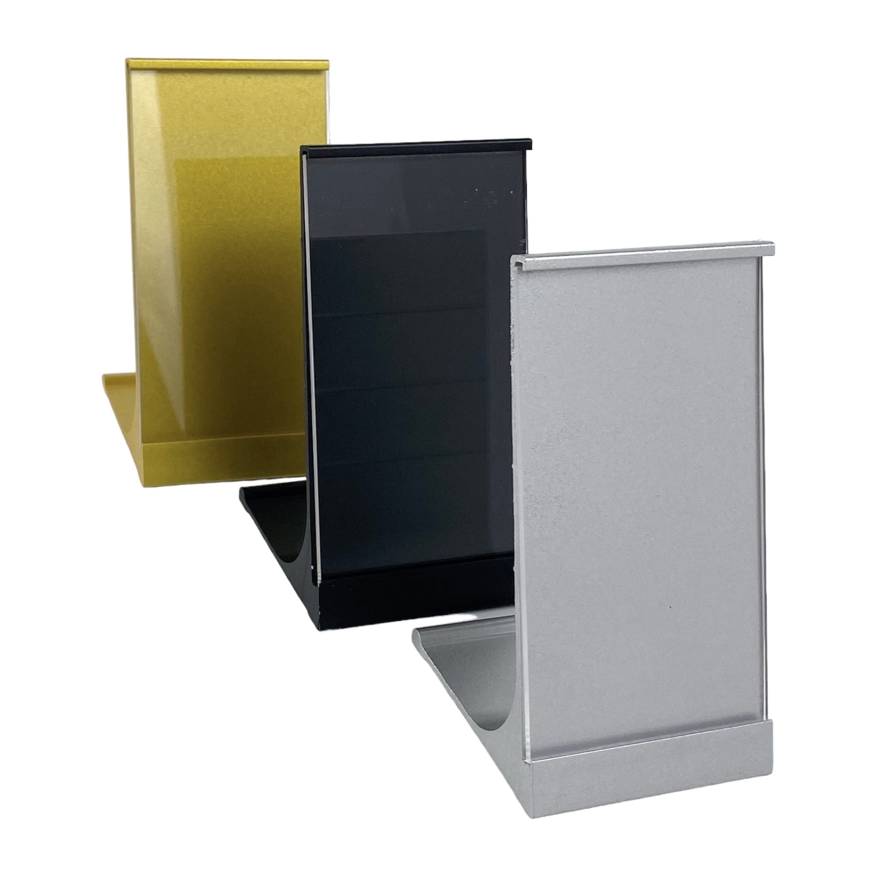 Bảng thông tin để bàn nhôm Enter AL34 55x100mm, Khung thông tin sản phẩm, Khung bảng giá, Kệ trưng bày để bàn