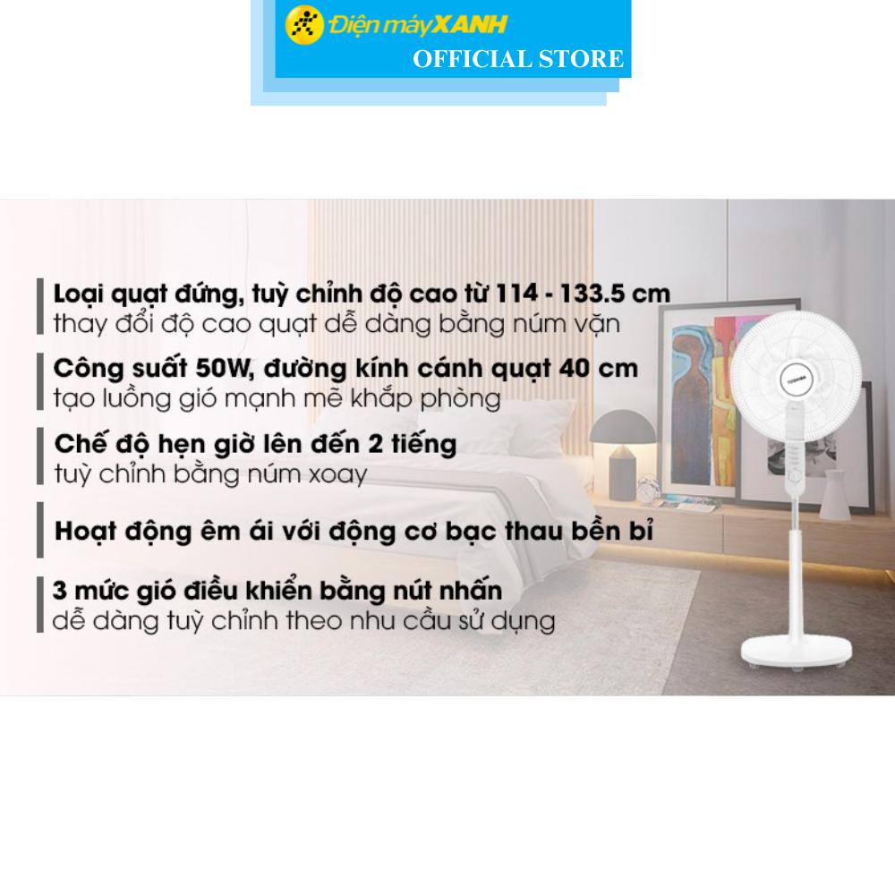 Quạt cây Toshiba 5 cánh F-LSA10(W)VN 50W - Hàng Chính Hãng