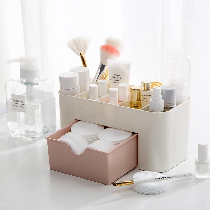 Kệ Đựng Mỹ Phẩm Mini Bằng Nhựa 7 Ngăn Đa Năng Tiện Lợi, Kệ Để Đồ Làm Nails Tiết Kiệm Không Gian