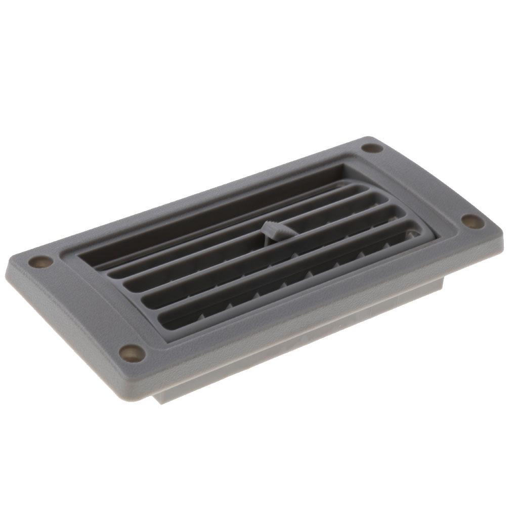 4xCar Marine RV Boat AC Air Conditioning Linear Ventilation Grille Cover Ducted Gray