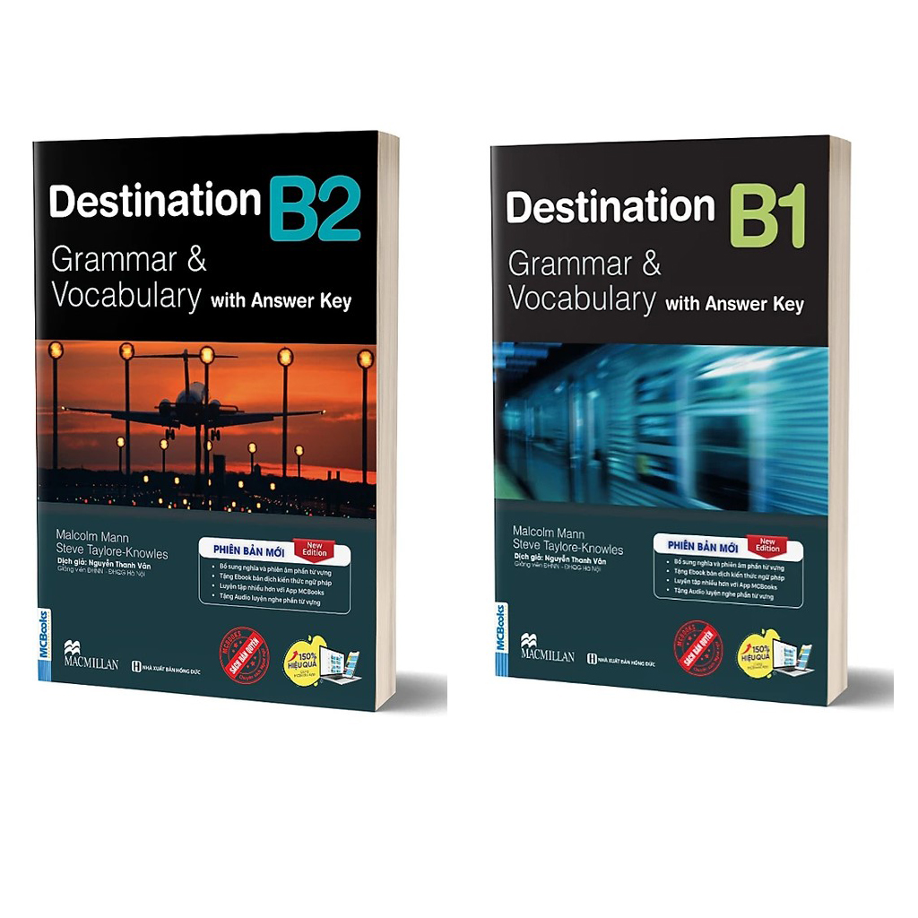 Sách Destination B1 &Amp; B2 Grammar And Vocabulary Kèm Đáp Án Lẻcombo - Mcbooks - Ban Quyên - Combo B1, B2