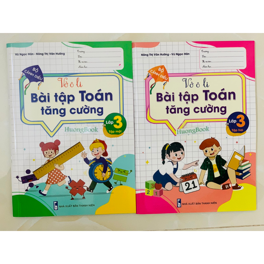 Sách - Vở Ô li Bài Tập Toán Tăng Cường lớp 3 - tập 2 ( cánh diều )