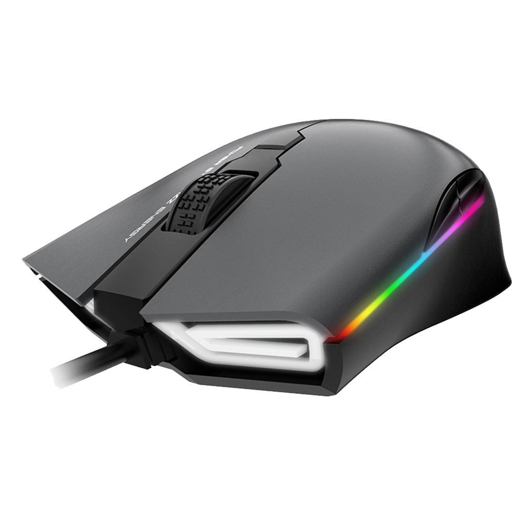 Gaming Mouse Wired RGB LED Backlit 7 Buttons For Notebook PC Laptop Computer