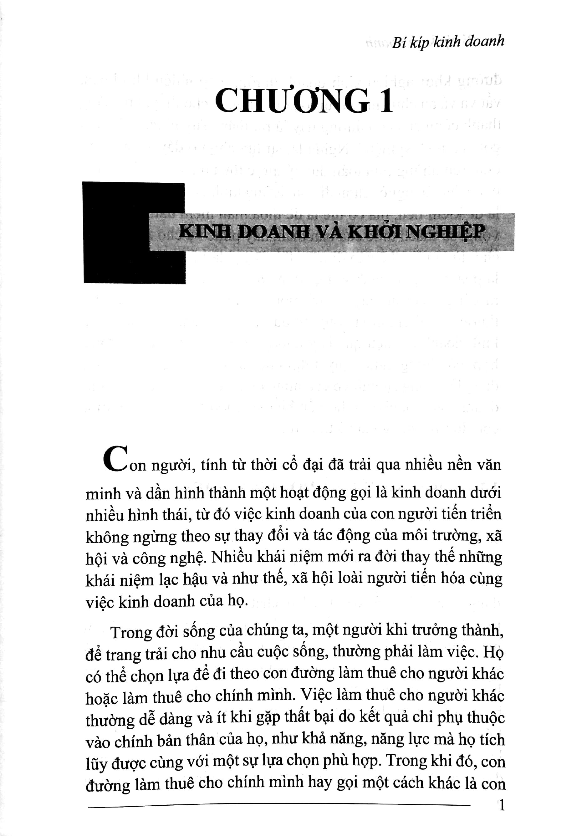 Bí kíp kinh doanh