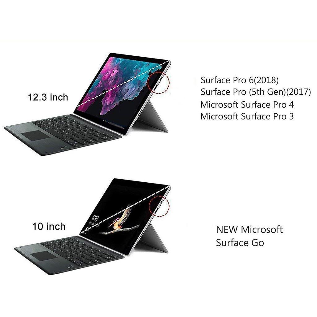Bàn Phím Bluetooth Không Dây Có Đèn Nền Cho Microsoft Surface Go 1 Go 2 Pro 7 8 9 X Pro 6 Pro 5 Pro 4 Pro 3