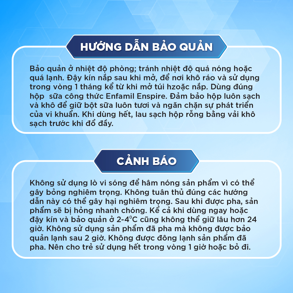Sữa bột Enfamil Enspire Infant Formula cho trẻ từ 0-12 tháng - 850g