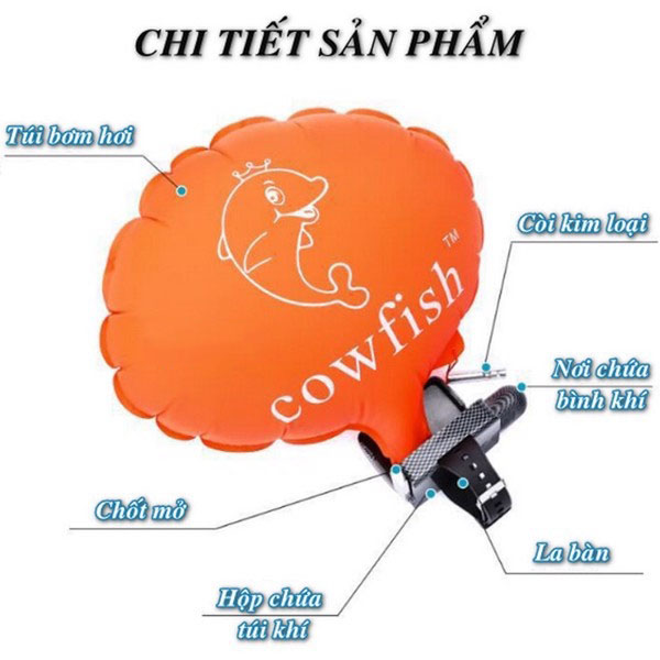 Vòng Đeo Tay Cứu Hộ Đuối Nước 2 Bình Khí, Đảm Bảo An Toàn Khi Bơi Lội -Trọng Tải Lên Đến 120kg