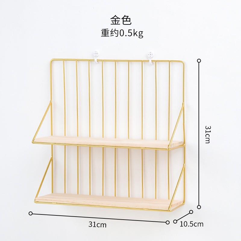 Giá sắt đựng đồ trang trí trong nhà