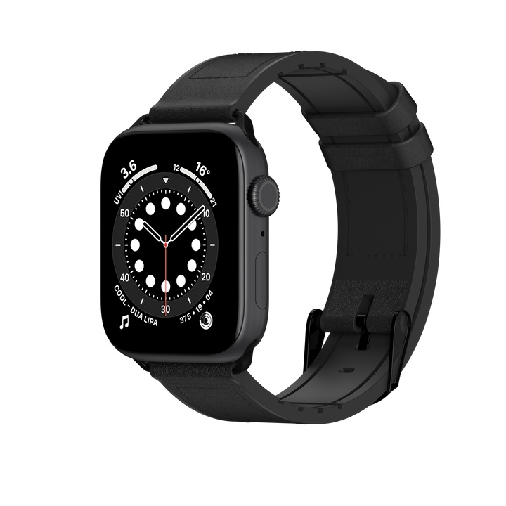 Dây đồng hồ SwitchEasy Hybrid Silicone-Leather Dành Cho Apple Watch Series 1-7/SE - Hàng chính hãng