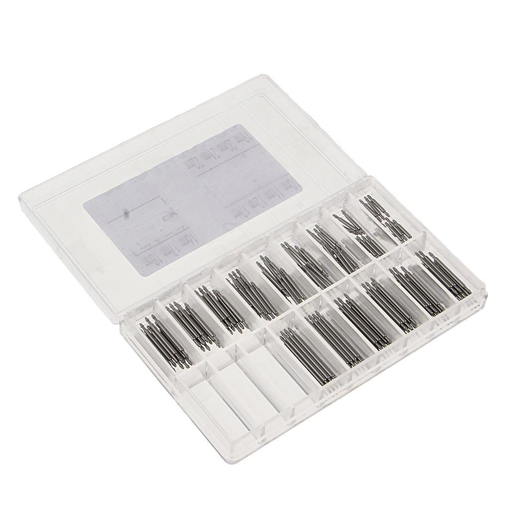 150 Pieces Stainless Steel Spring Bars Strap Link Pins Tool