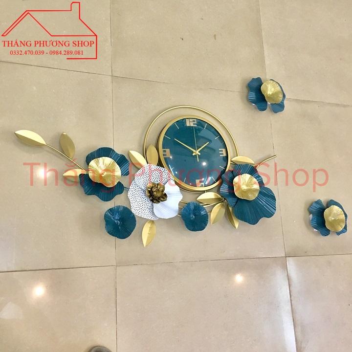 Đồng Hồ Treo Tường Cành Hoa TP-077G