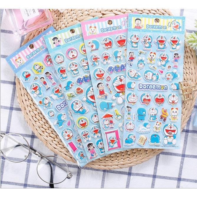 Sticker 3D Doreamon Hình dán nổi Đô rê mon cho bé