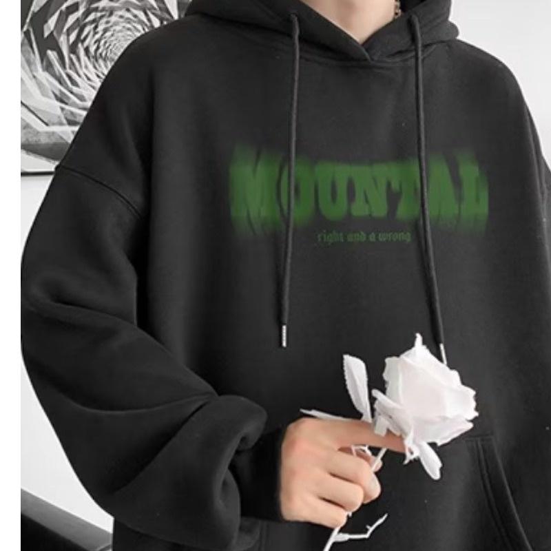 Áo Hoodie Tay Dài In Chữ Phantom Phong Cách Nhật Bản - Đen,L