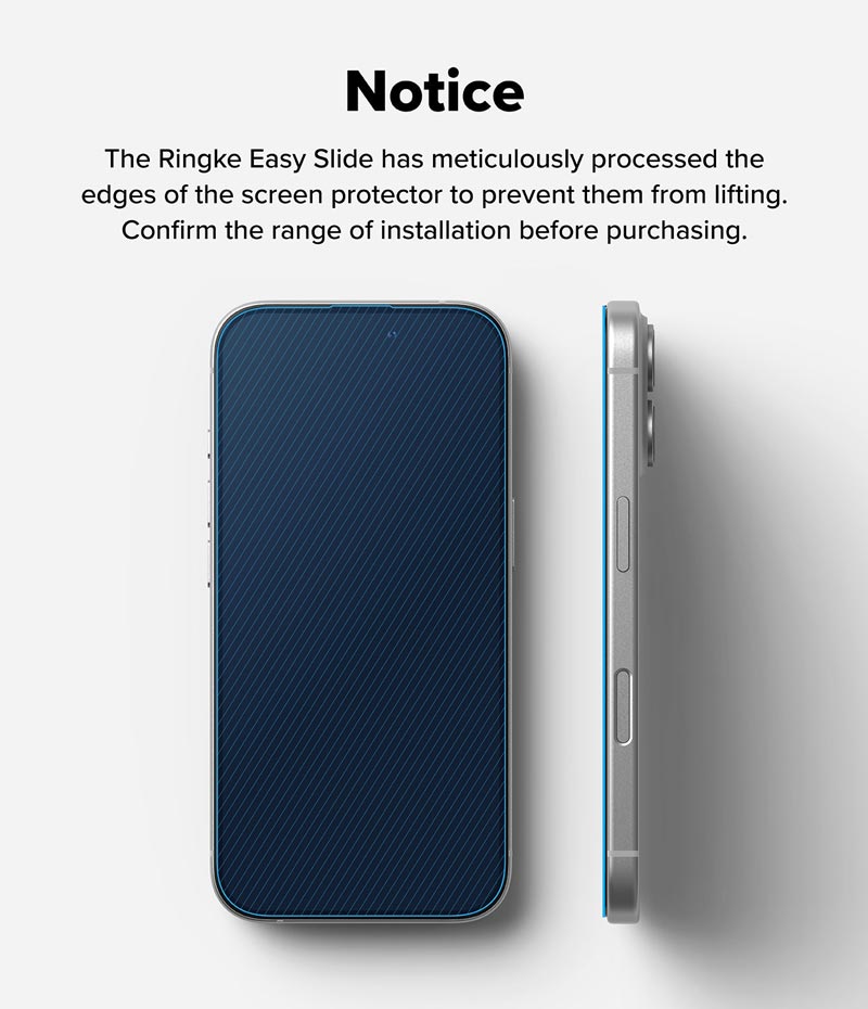 Bộ 2 Miếng Dán Cường Lực RINGKE Easy Slide Tempered Glass cho iPhone 16/ 15/ iPhone 16 Plus/ 15 Plus/ 16 Pro/ 16 ProMax_ Hàng chính hãng