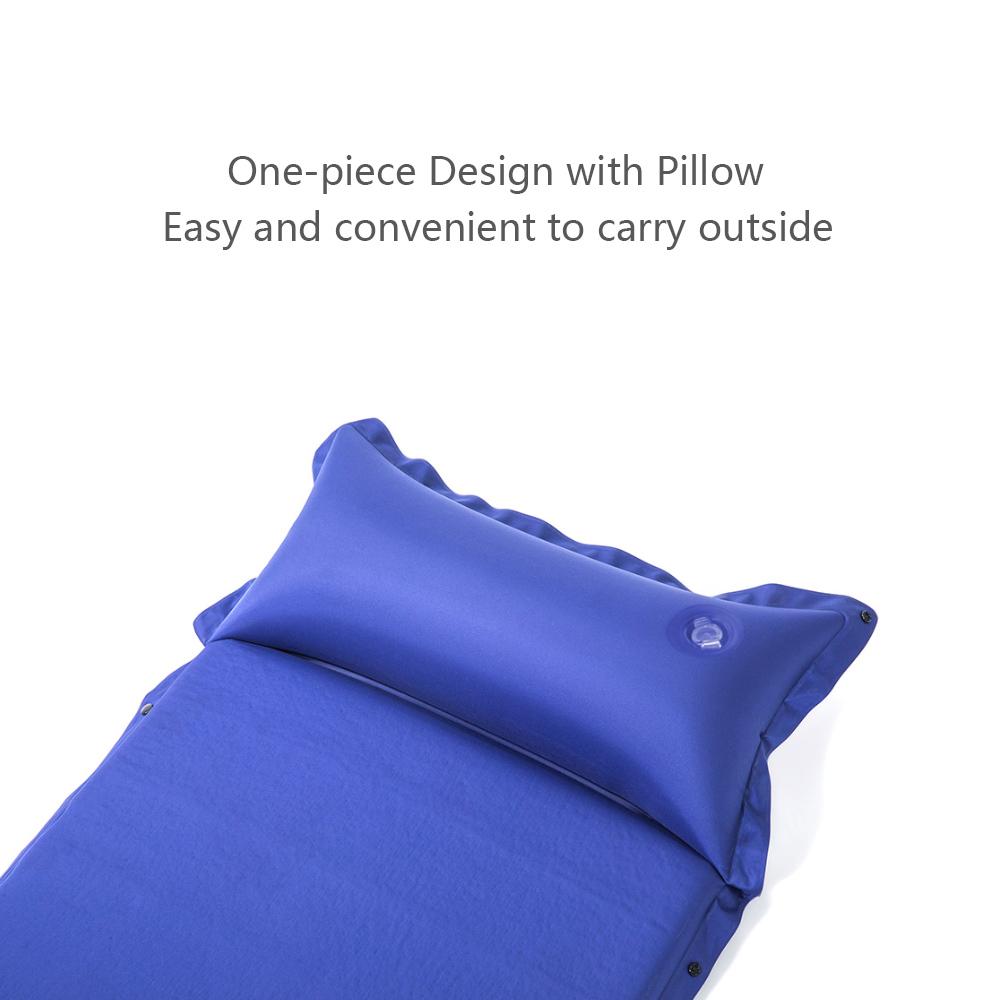 Zaofeng Outdoor Single Automatic Inflatable Cushion Sleeping Bag Camping Mat Fast Filling Air Moisture-proof Hiking