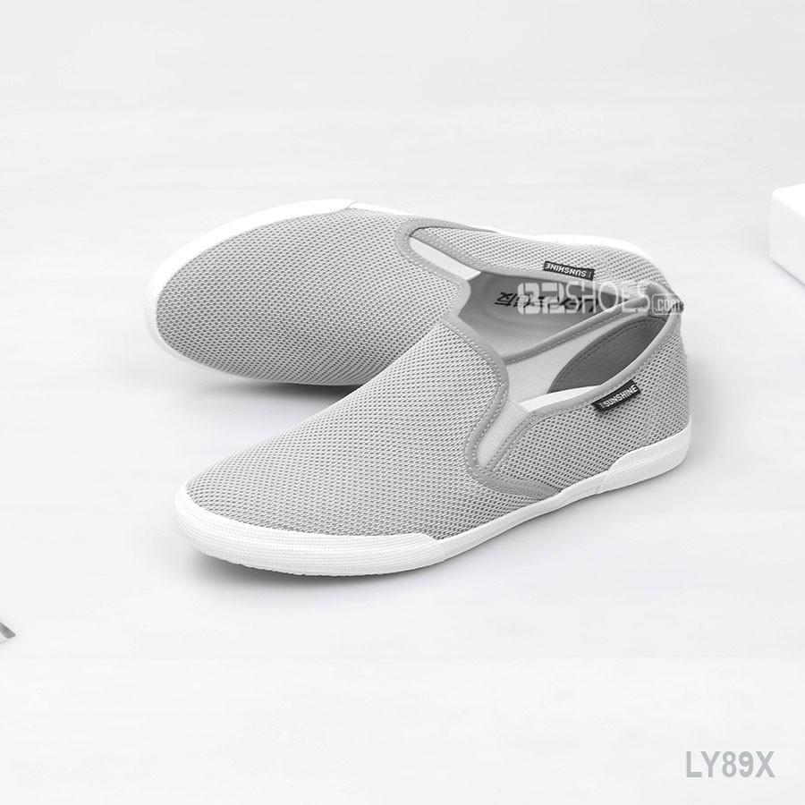 Giày lười nam - Slip on nam vải - Mã LY89X