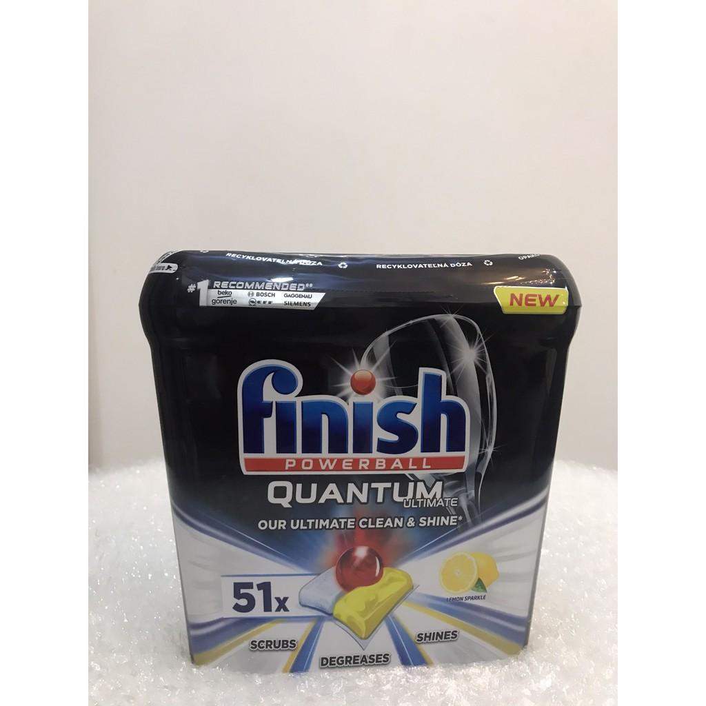 Hộp 54v - túi 51v - túi 36v - 25v // Viên rửa chén bát Finish Quantum Max & Quantum Ultimate