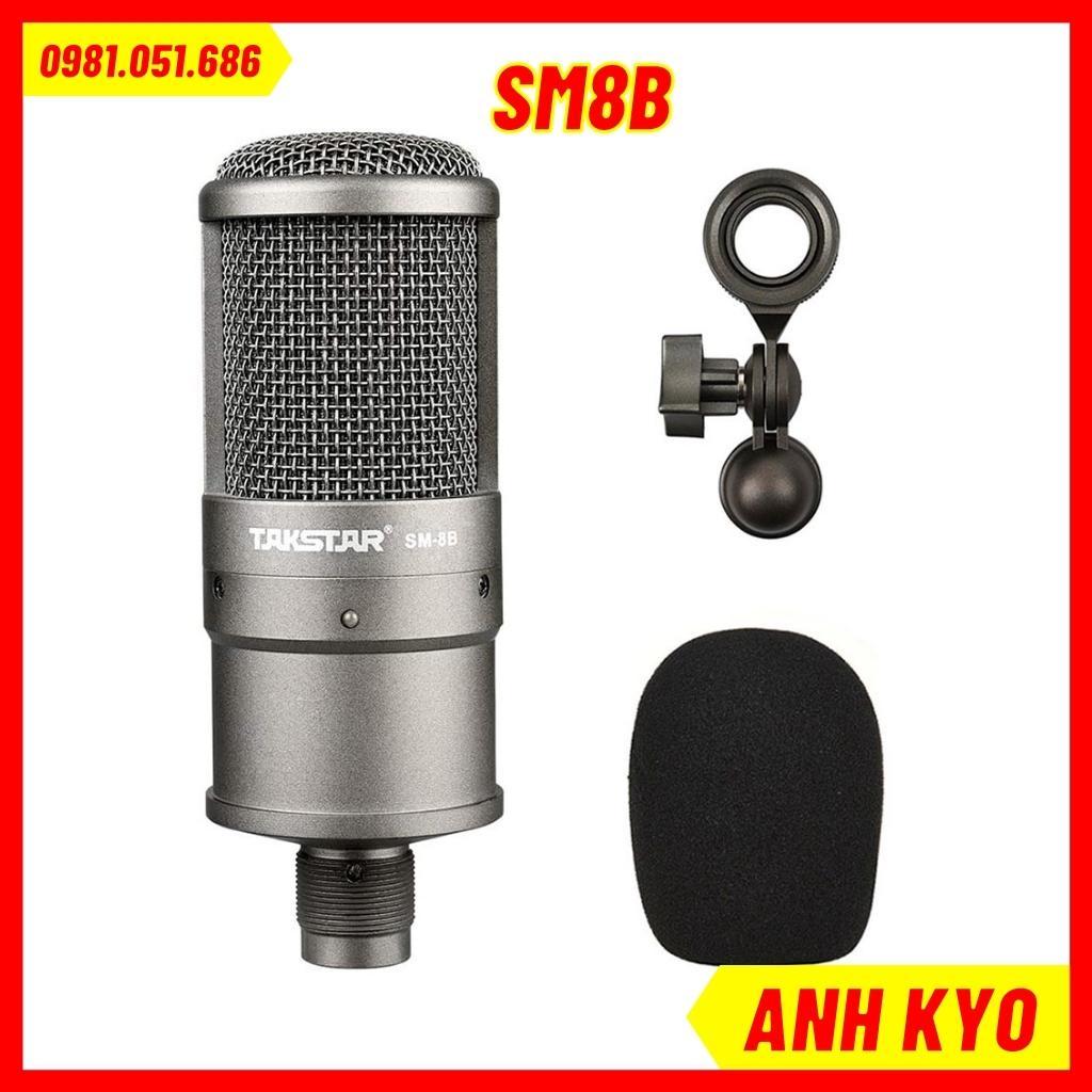 Bộ Sound Card K300 Mic SM8B Cao Cấp. Thu Âm, Livestream Chuyên Nghiệp Với Điện Thoại, Máy Tính Dễ Dàng Sử Dụng BH 1 Năm