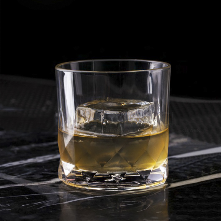 Bộ 6 ly thủy tinh Connexion Double Rock 350ml, cao cấp, nhập khẩu Thái Lan