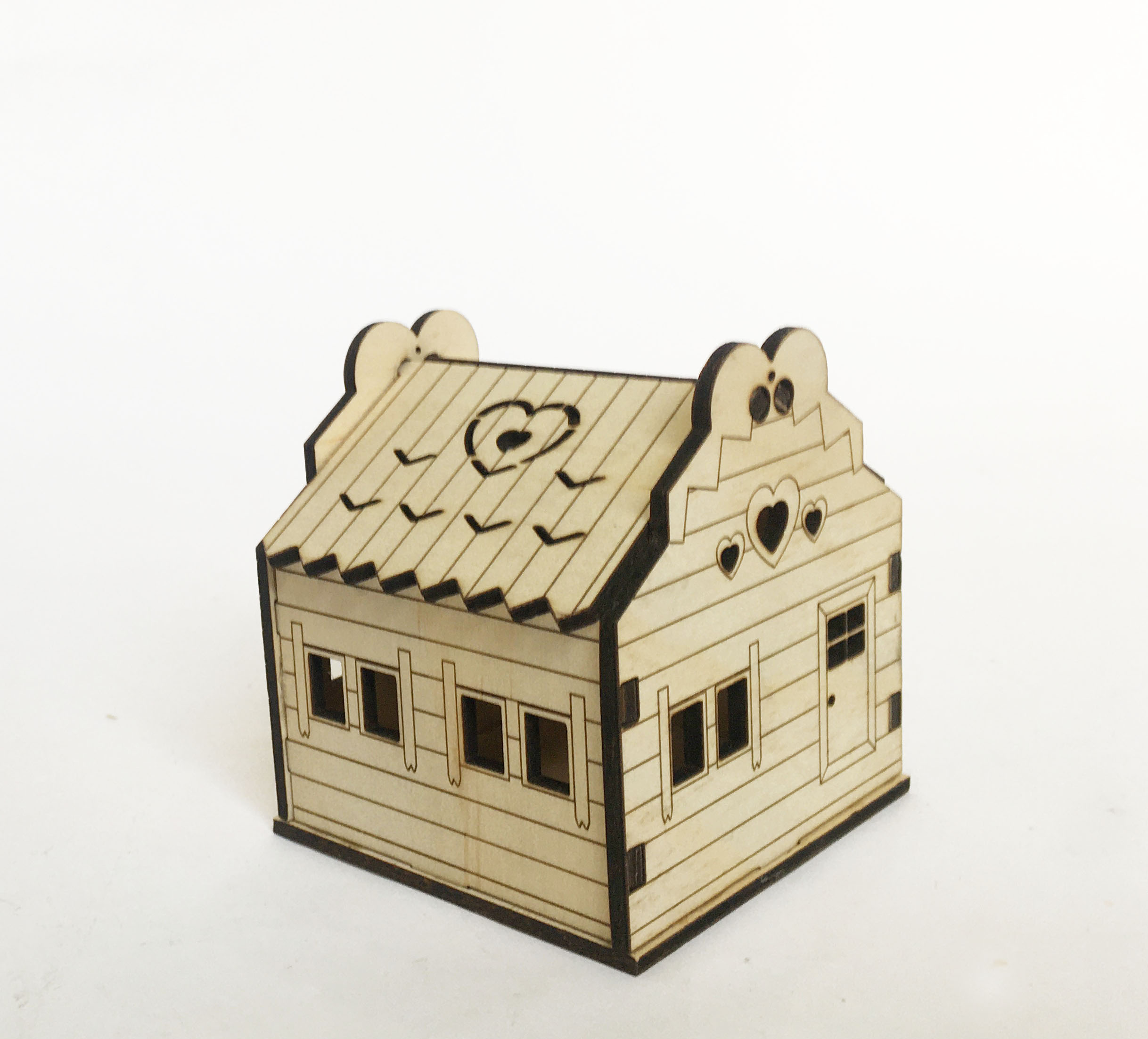Mô hình nhà gỗ 3D lắp ráp DIY mini có đèn nhiều chế độ sáng, họa tiết xinh xắn, nhiều mẫu, đồ chơi lắp ghép, decor vintage