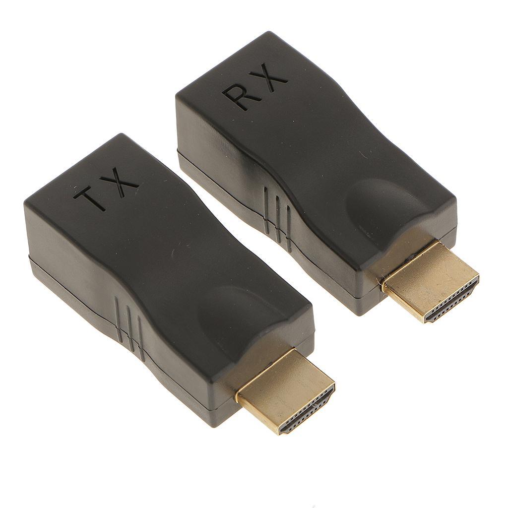 4K 1080P 3D Extender Over Single Cat 5e/6 Network Ethernet Adapter