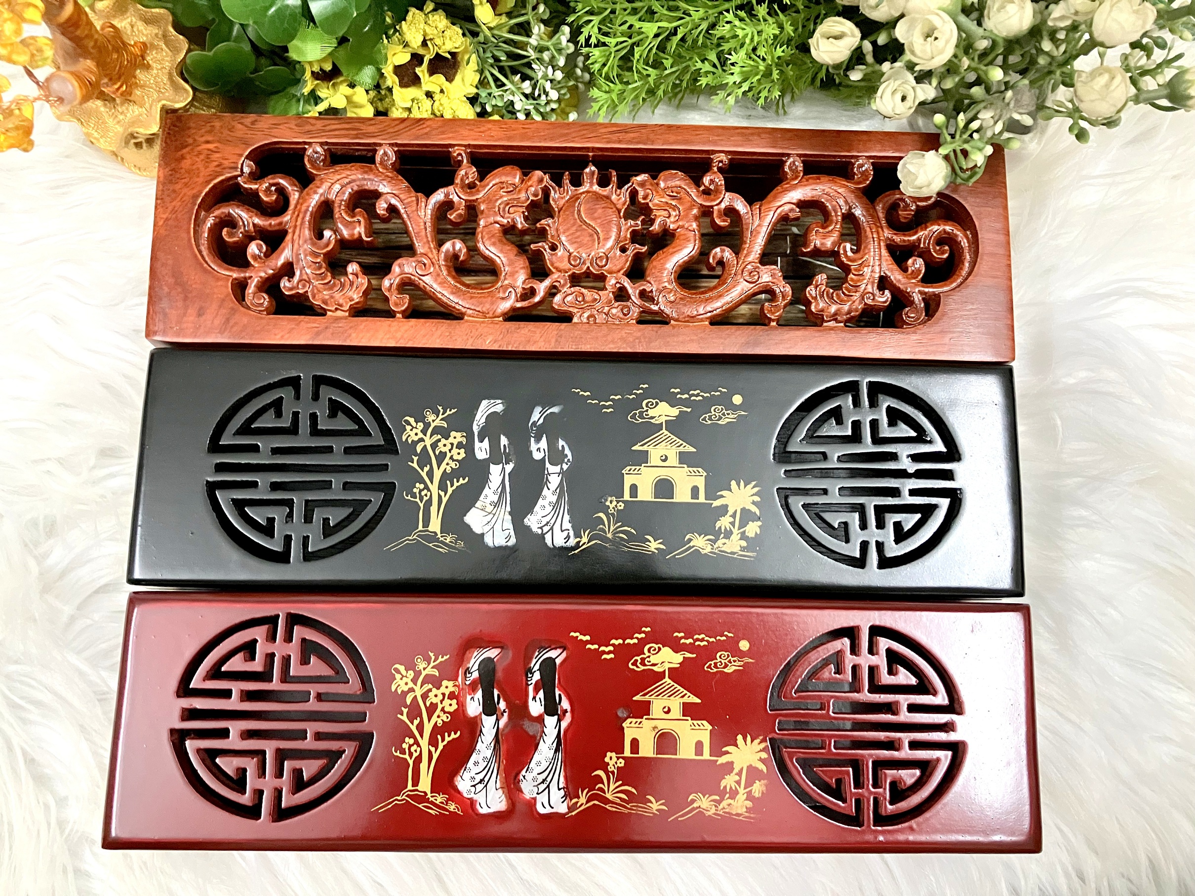 Hộp Gỗ Đựng Đũa Sang Trong Cao Cấp