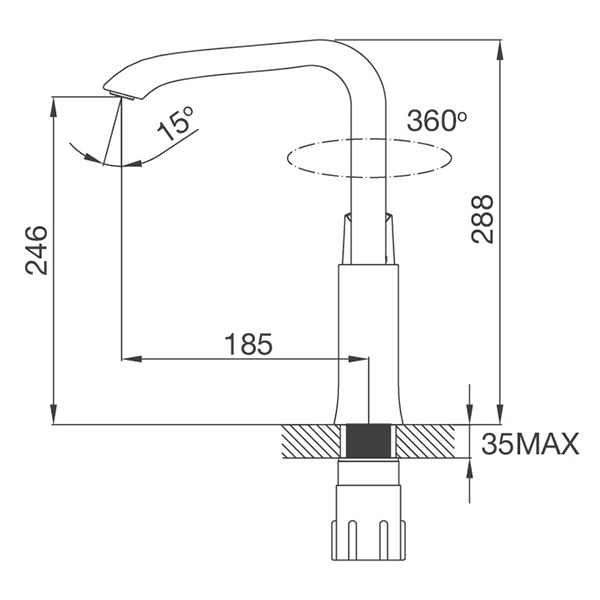 Vòi Rửa Chén Malloca K290C