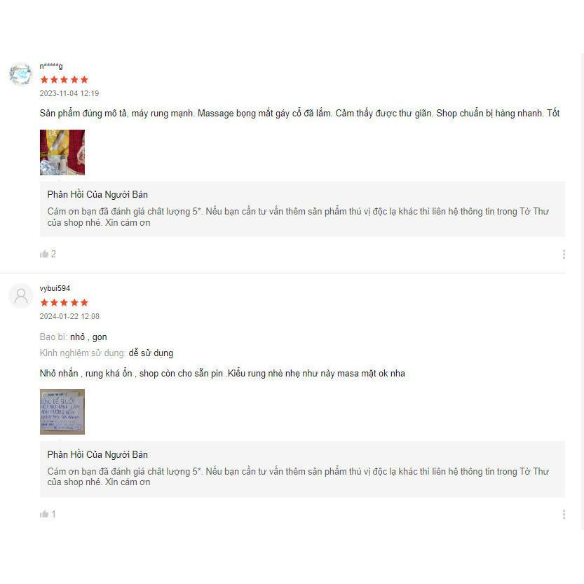 (Xả Kho) Máy Massages Mắt Mini Cầm Tay 4 đầu (11x3cm) B25