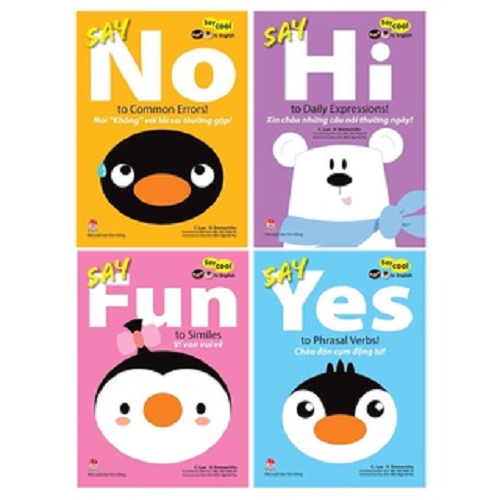 Sách - Say Cool To English Combo 4 Cuốn