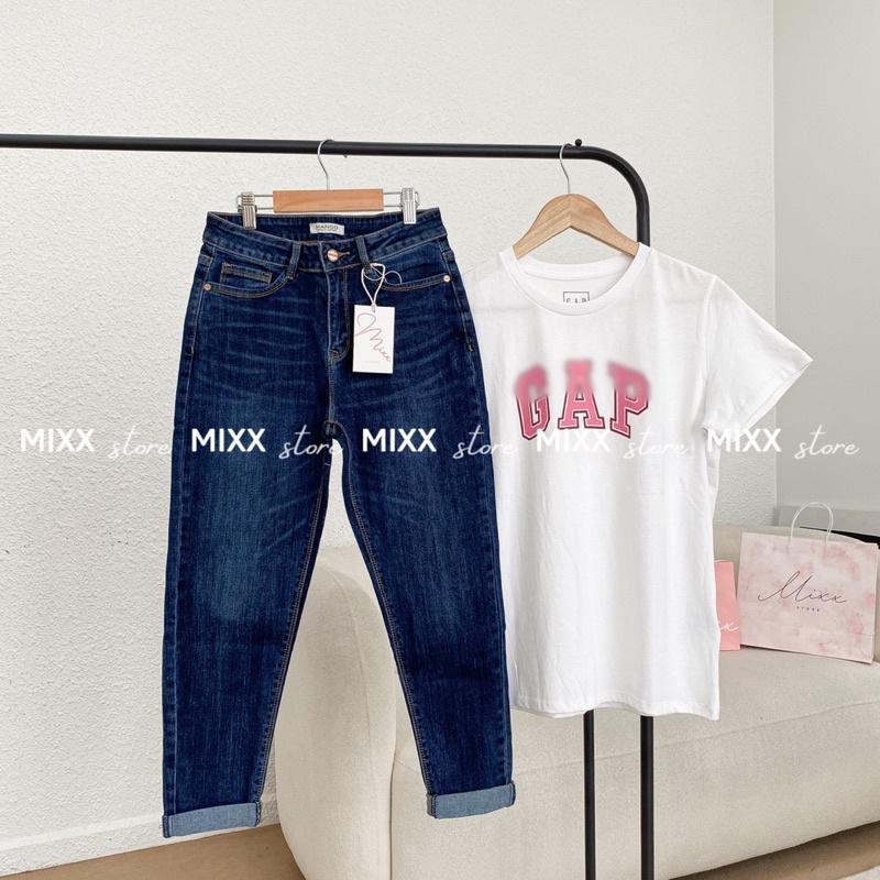 Quần Jean Nữ Baggy Trơn chất jean co giãn dày dặn phom quần chuẩn xịn phom 9 tấc