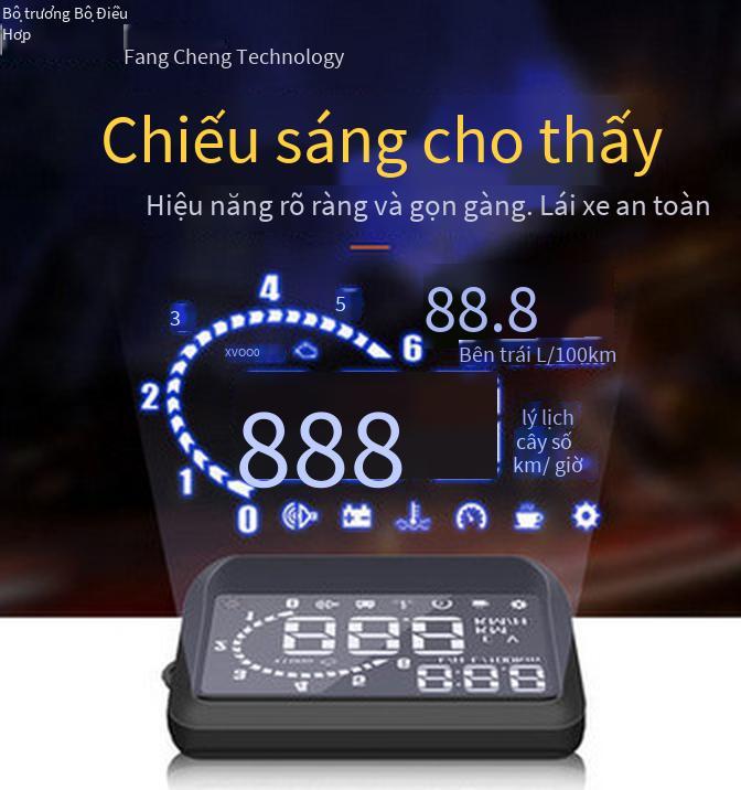 Màn hình hiển thị đầu ô tô thuận lợi nhất hud điện tử thông minh kỹ thuật số máy chiếu nhỏ tốc độ ô tô obd máy tính lái xe