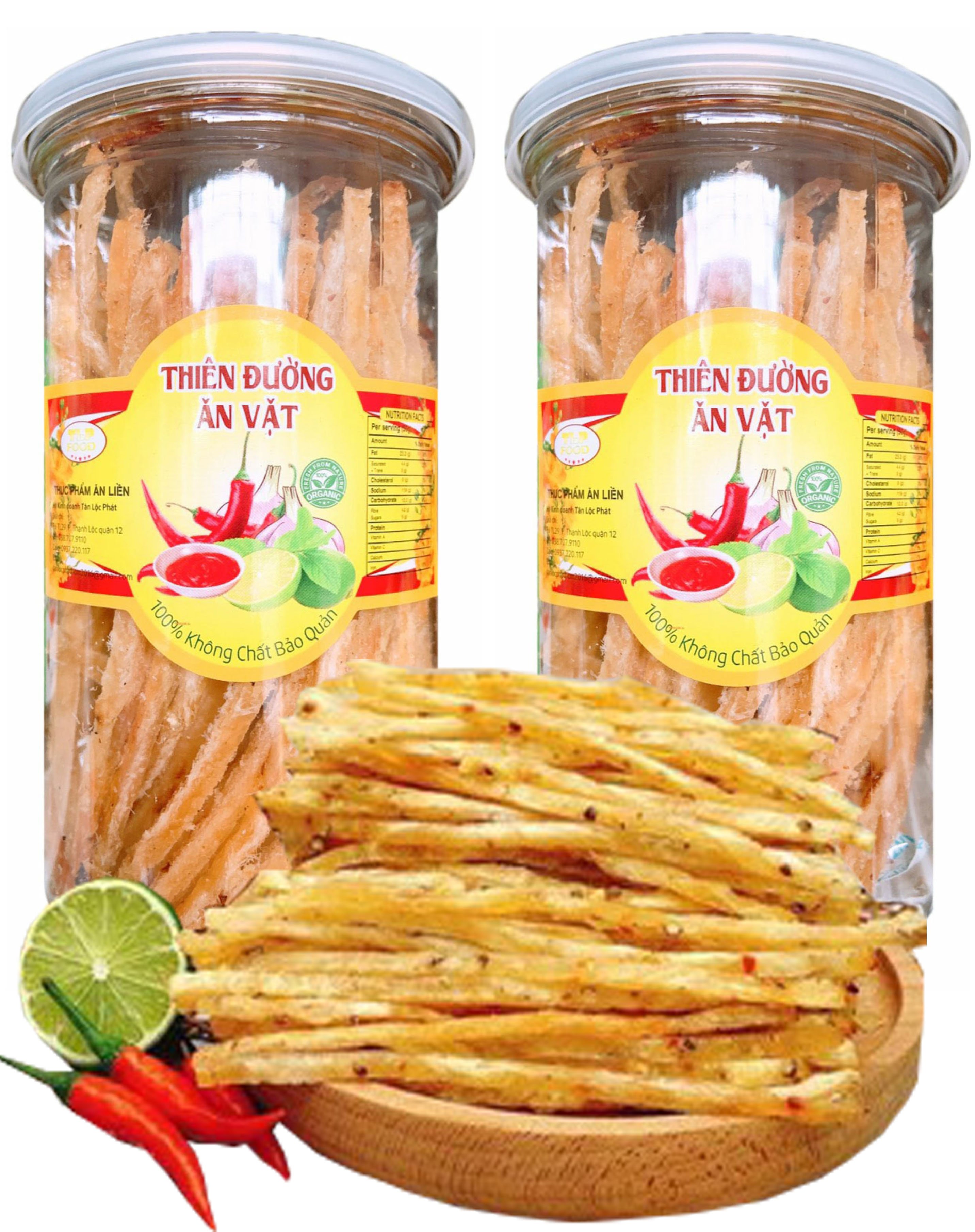 KHÔ CÁ THIỀU TÂN LỘC PHÁT COMBO 2 HŨ - 400G