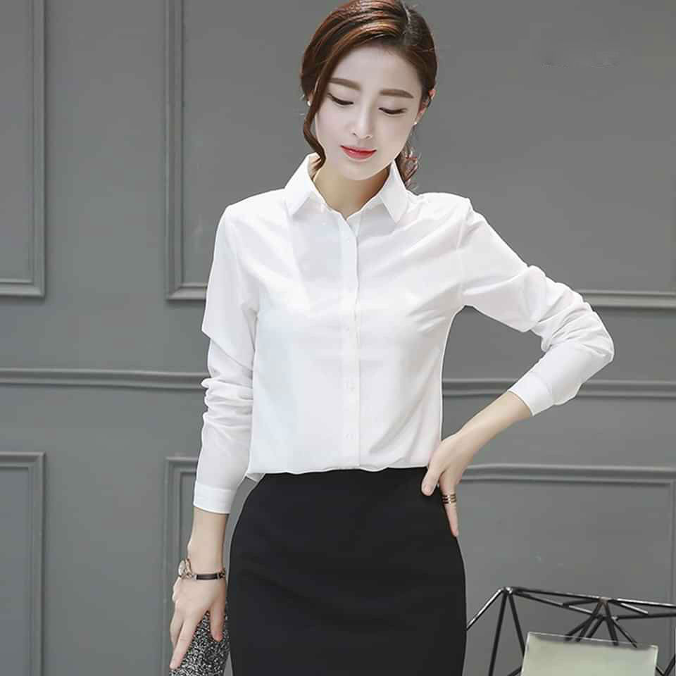 Áo Sơ Mi Nữ Công Sở Dài Tay