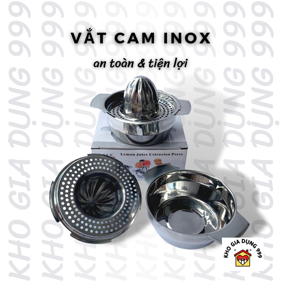 DỤNG CỤ VẮT CAM INOX - TIỆN LỢI, THÔNG MINH & NHỎ GỌN