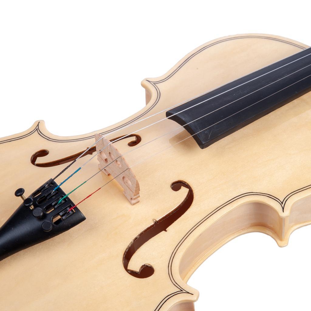 4/4 Full Size Acoustic Violin with Case Bow Rosin for Beginner