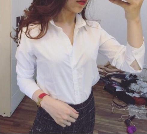 Áo sơ mi trắng nữ không nhăn