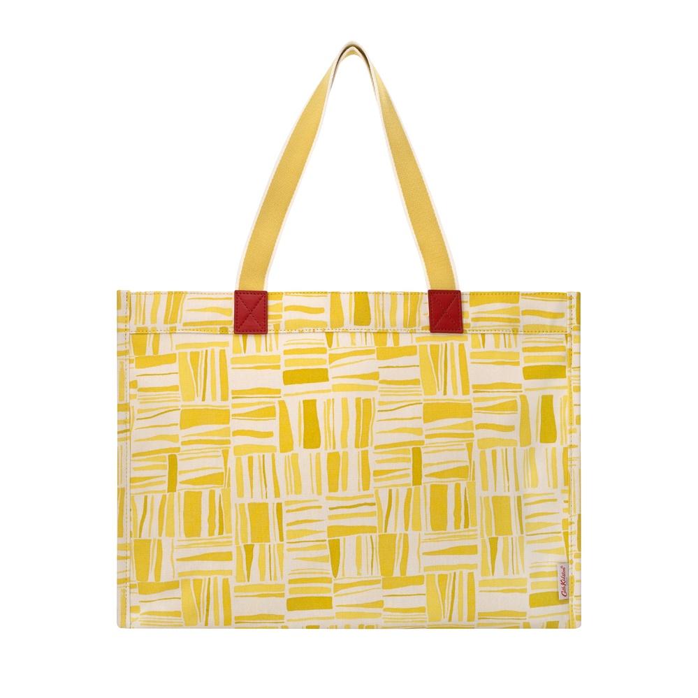 Cath Kidston - Túi đeo vai The Milly Tote Painted Woodblock - 1001808 - Yellow