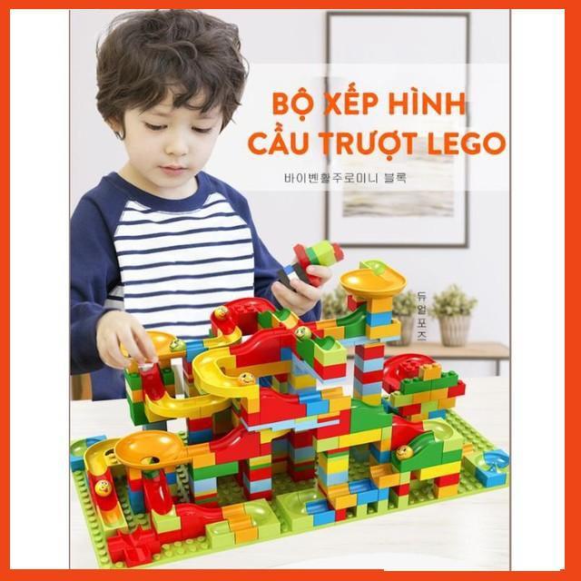 Khuyến mãi - Đồ chơi lắp ráp cầu trượt 330 chi tiết