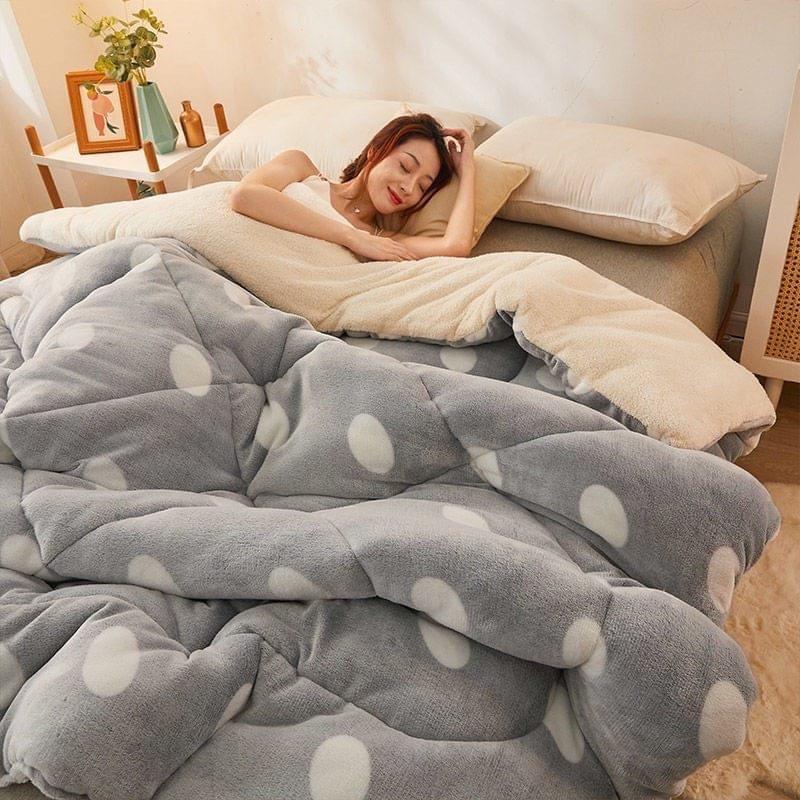 Chăn lông Cừu dày nặng , Chăn Bông siêu Mị , Cực Ấm