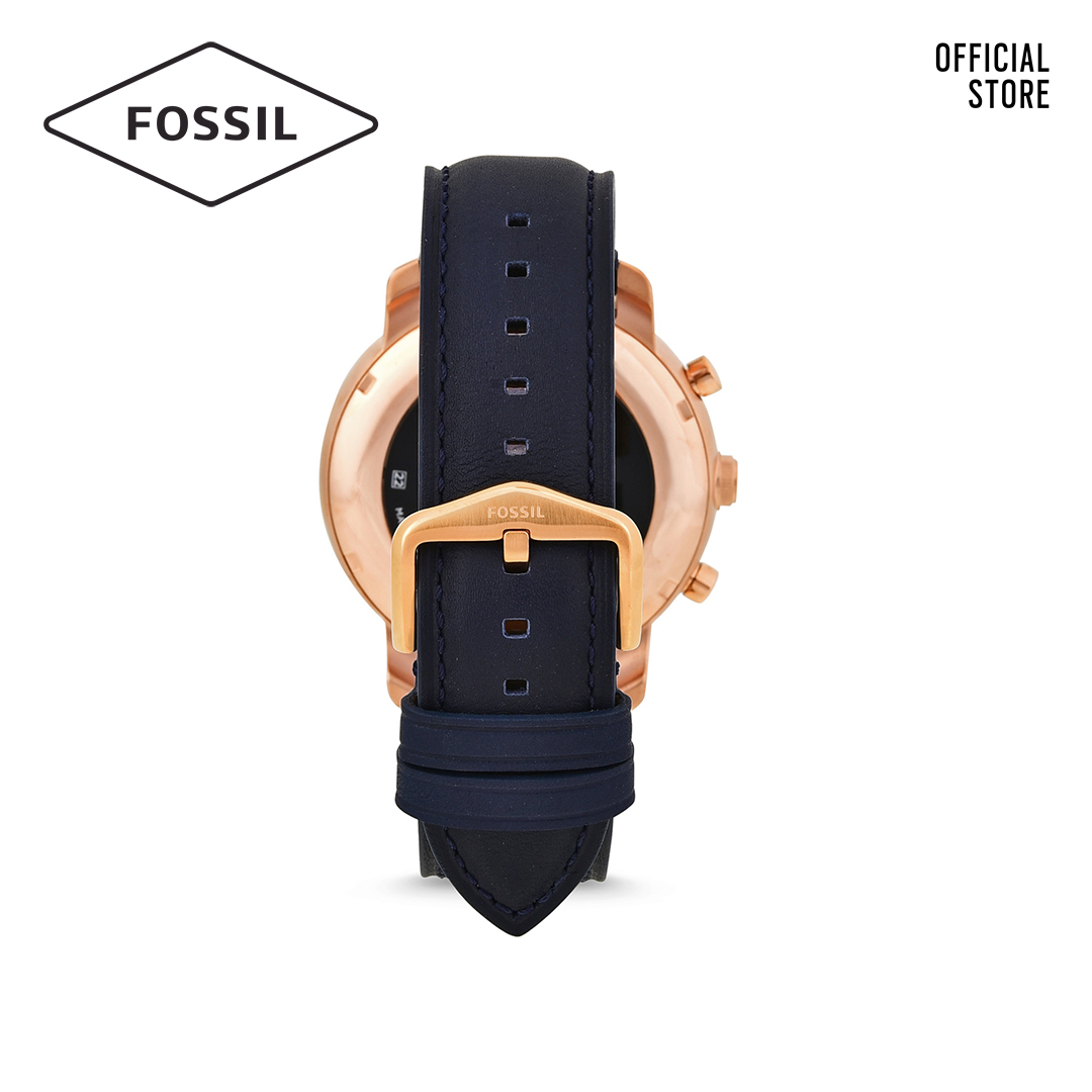 Đồng hồ nam Fossil Gen 3 Smartwatch Explorist dây da FTW4002 - màu navy