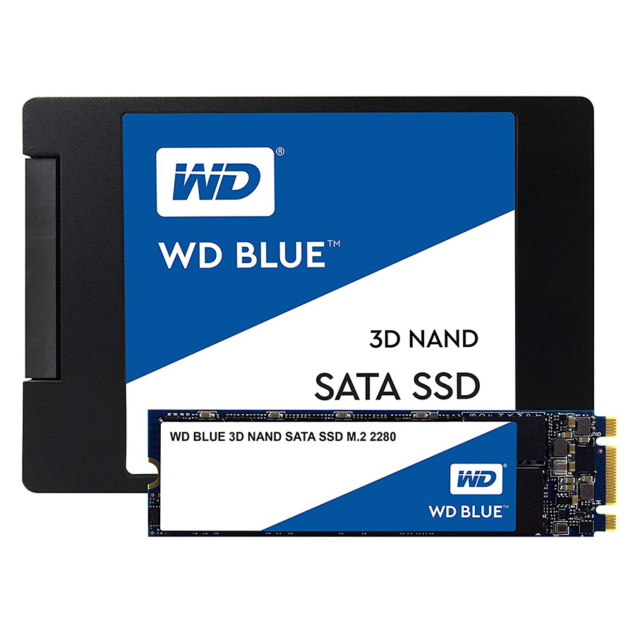 Ổ Cứng SSD WD Blue 3D NAND WDS100T2B0B 1TB M.2 2280 - Hàng Nhập Khẩu