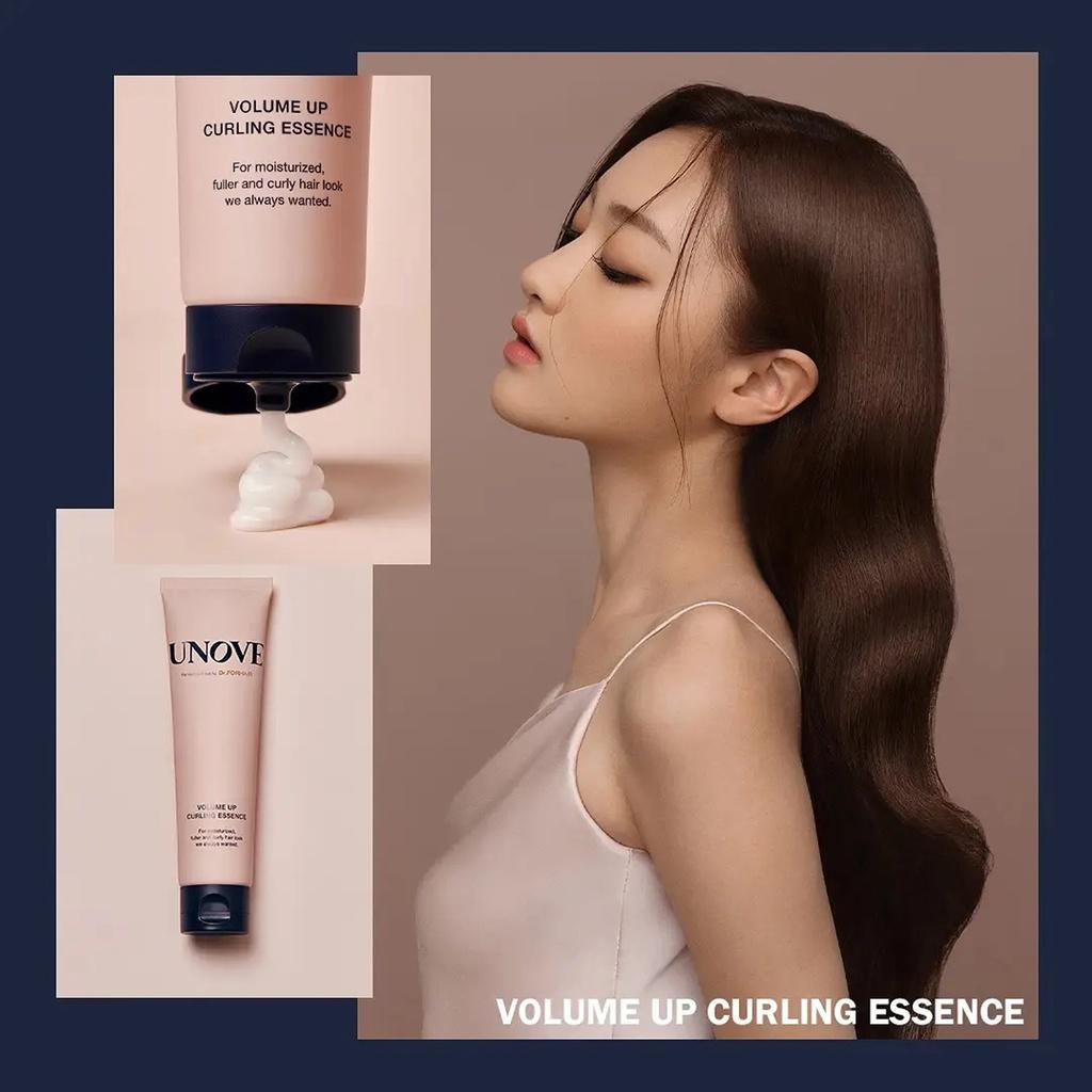 Tinh chất phục hồi chăm sóc uốn tóc tăng độ dày và bồng bềnh cho tóc Dr.FORHAIR UNOVE Volume Up Curling Essence 147ml