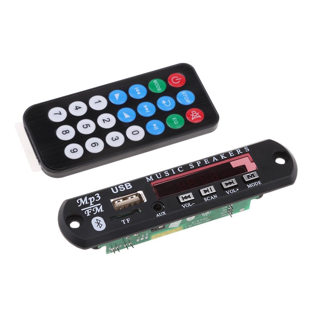 DC 12V Car Audio Wireless USB FM TF   Board