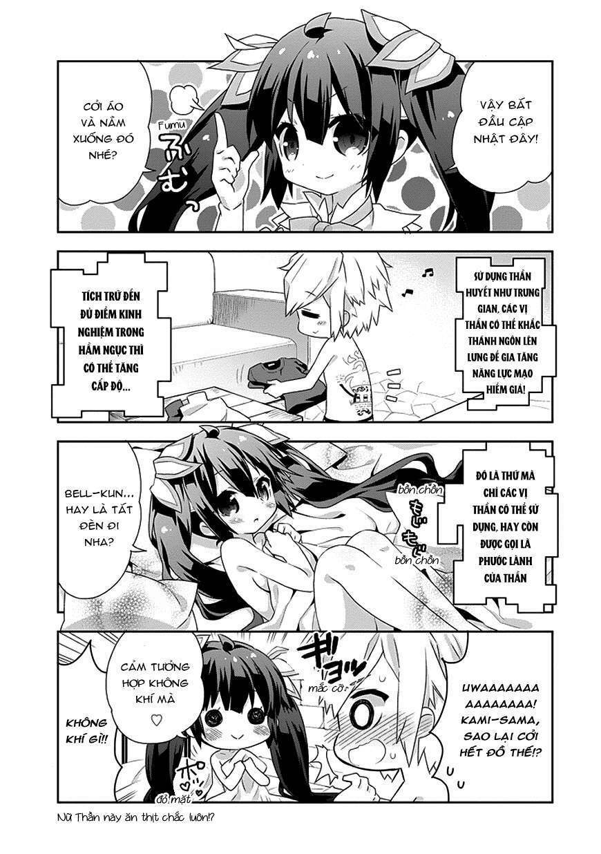 dungeon ni deai o motomeru no wa machigatte iru darou ka 4koma - days of goddess chapter 3 6