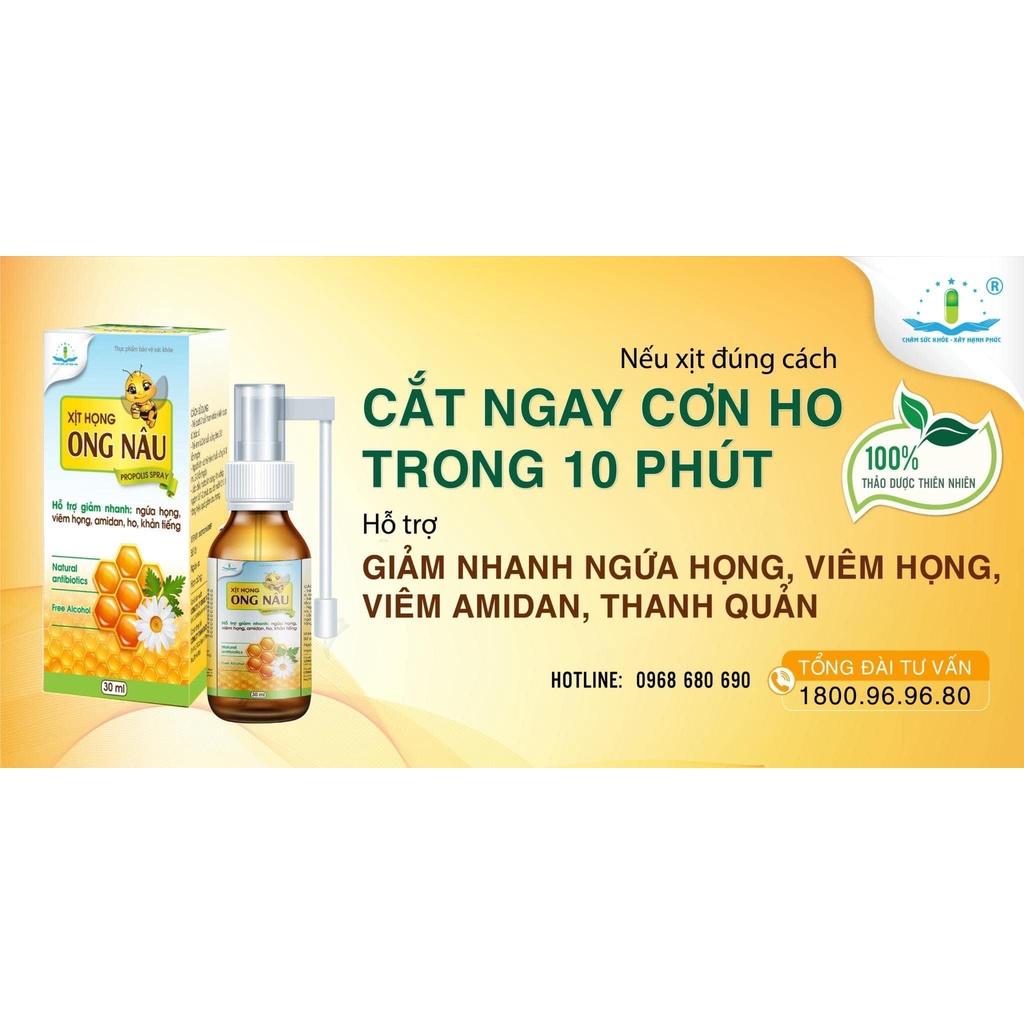 Xịt Họng Ong Nâu - Tâm Dược