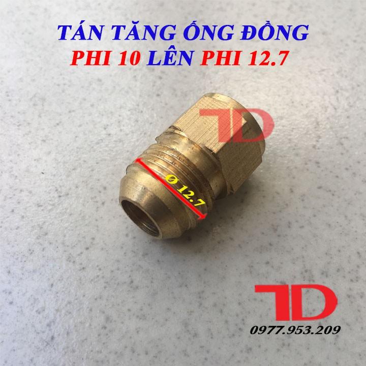 Tán tăng ống đồng từ phi 10 lên phi 12.7 đầu cái phi 10 đầu đực phi 12.7